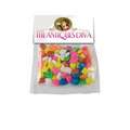 Large Plastic Candy Bag w/ Header Card & Gum
